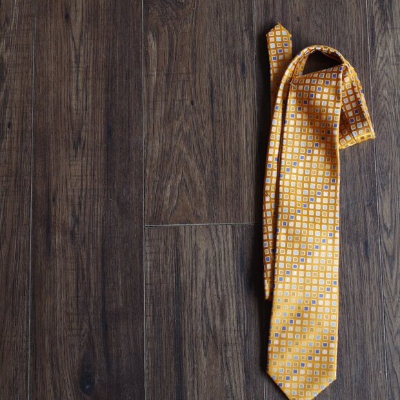 Portia !00% Silk Men's Tie - Picture 2 of 5